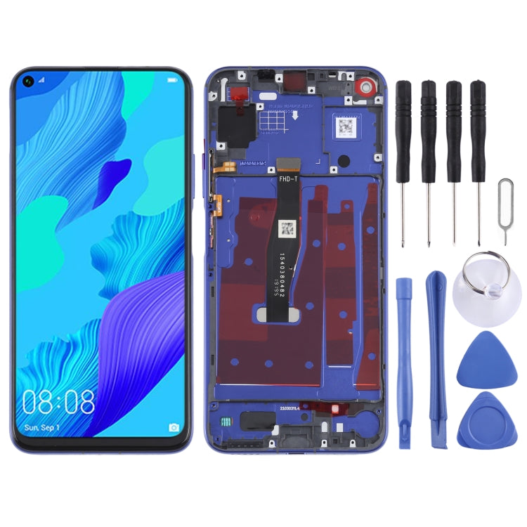 Schermo LCD originale per Honor 20 / Huawei Nova 5T Digitizer assemblaggio completo con cornice, For Honor 20 / Huawei Nova 5T