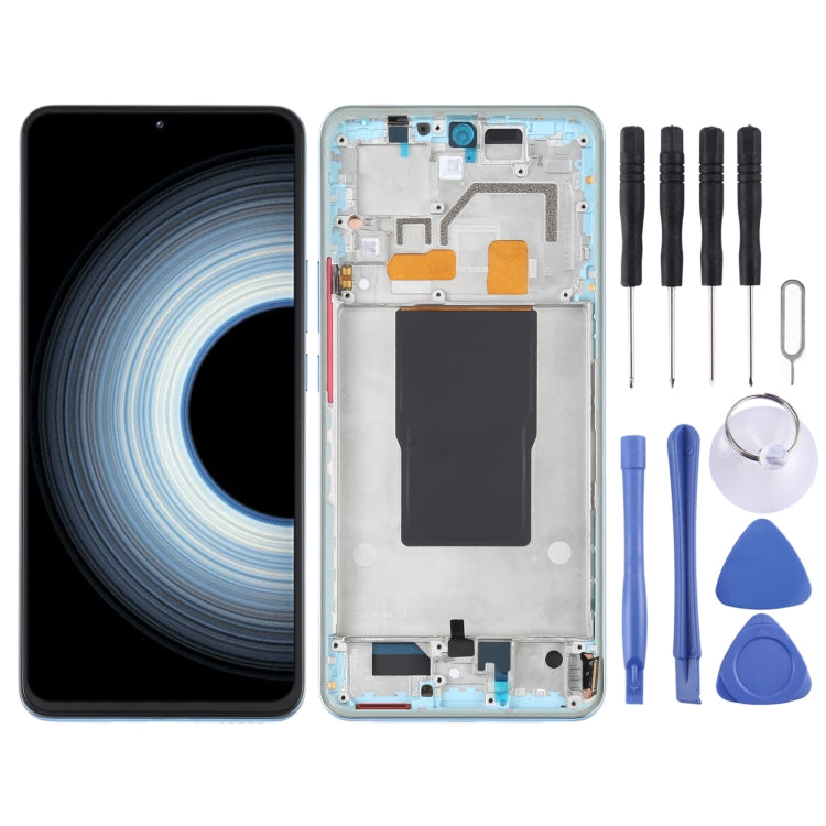 Schermo LCD AMOLED originale per Xiaomi Redmi K50 Ultra / 12T / 12T Pro Digitizer assemblaggio completo con telaio, For Xiaomi Redmi K50 Ultra / 12T / 12T Pro (Original)