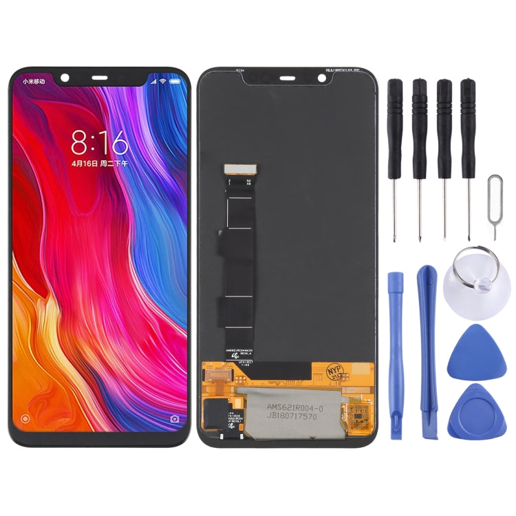 Schermo LCD OLED originale per Xiaomi Mi 8 con digitalizzatore assemblaggio completo, For Xiaomi Mi 8(Original)