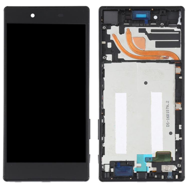 Original LCD Screen For Sony Xperia Z5 Premium E6853 Digitizer Full Assembly With Frame, For Sony Xperia Z5 Premium(Original)