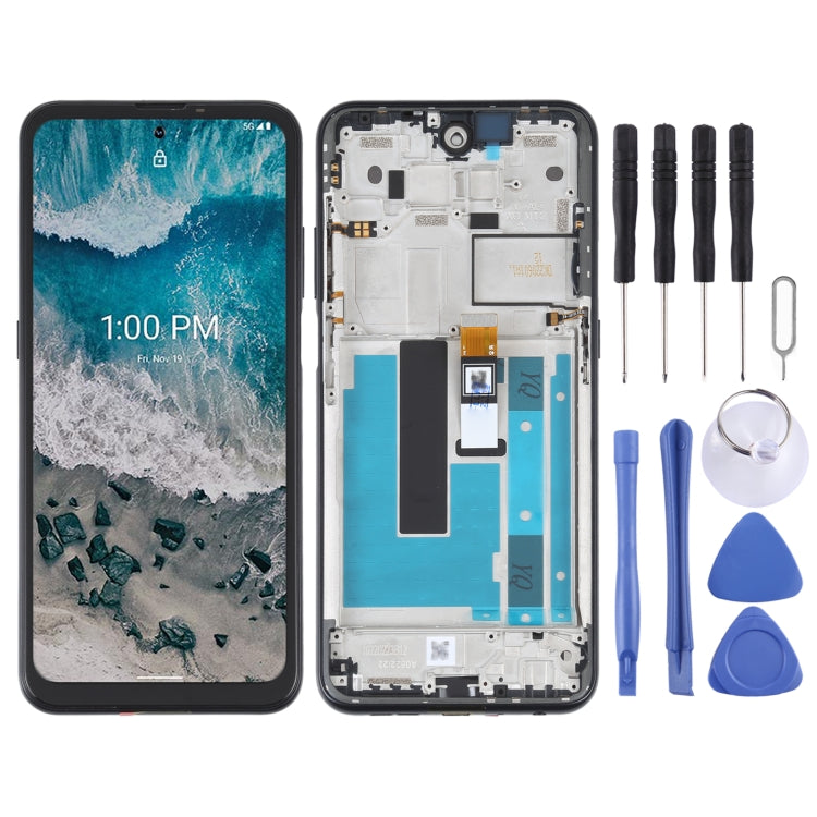 OEM LCD Screen For Nokia X100 Digitizer Full Assembly With Frame, For Nokia X100