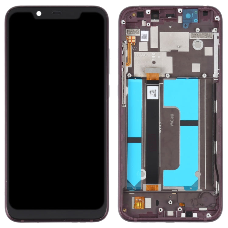 Schermo LCD OEM per Nokia X7 / 8.1 / 7.1 Plus Digitizer assemblaggio completo con cornice