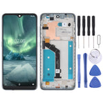 Schermo LCD originale per Nokia 7.2 / 6.2 Digitizer assemblaggio completo con cornice, For Nokia 7.2 / 6.2