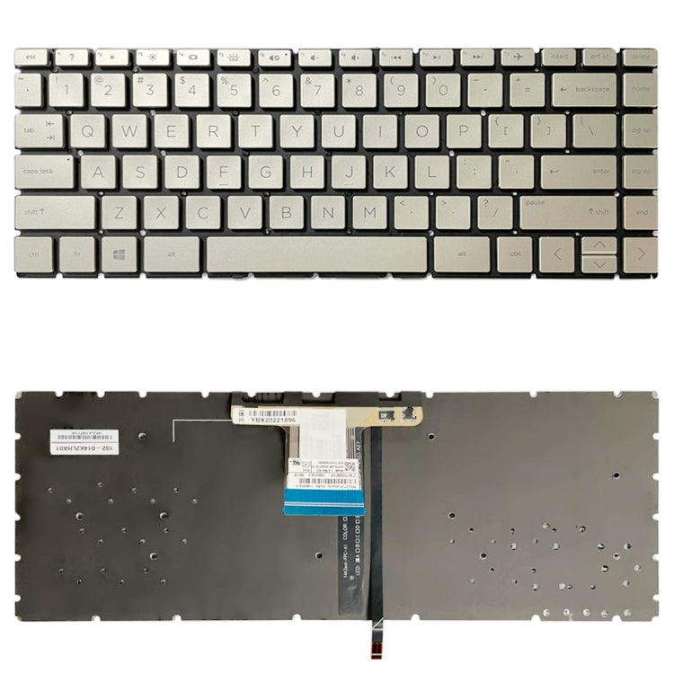 US Version Keyboard with Backlight for HP Pavilion x360 14-CE 14-DH 14-cd 14m-cd 14t-cd 14-CE000 L47854-171, For HP Pavilion x360 (Gold), For HP Pavilion x360 (Silver)