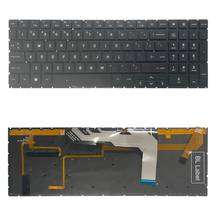 Tastiera versione USA con retroilluminazione colorata/tasto numerico per HP OMEN 15 2020 15-EK 15-EN EK1016TX EK1000 EK0018 TPN-Q238 TPN-Q236, For HP OMEN 15 2020(Colorful Backlight)