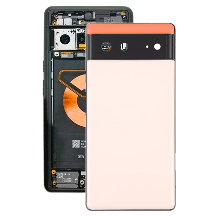 For Google Pixel 6 Back Battery Cover with Middle Frame, For Google Pixel 6, For Google Pixel 6 with Middle Frame