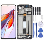 Original AMOLED LCD Screen For Xiaomi Redmi 12C Digitizer Full Assembly With Frame, For Xiaomi Redmi 12C