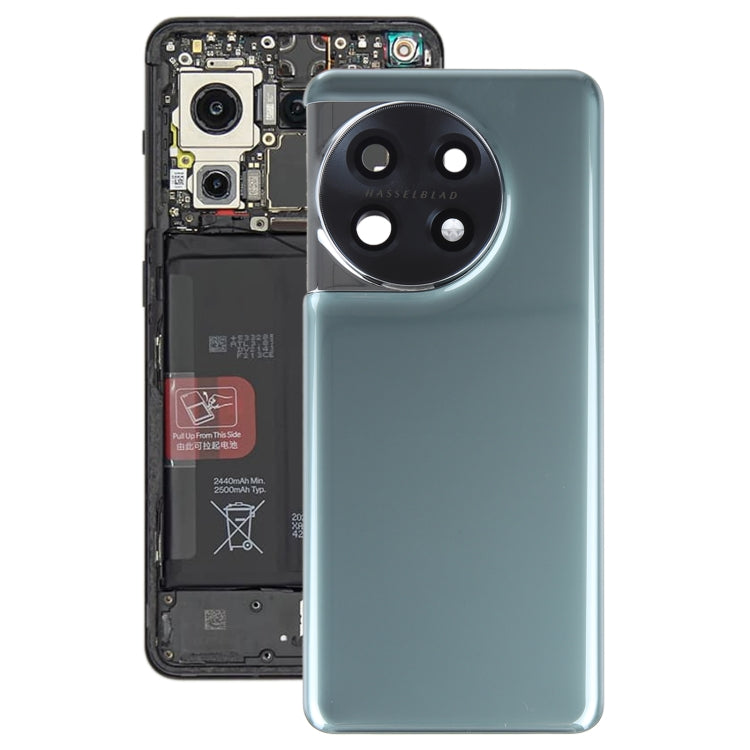 Per OnePlus 11 PBH110 Cover posteriore batteria originale con copriobiettivo fotocamera, For OnePlus 11 (Original with Lens Cover), For OnePlus 11(with Camera Lens Cover)