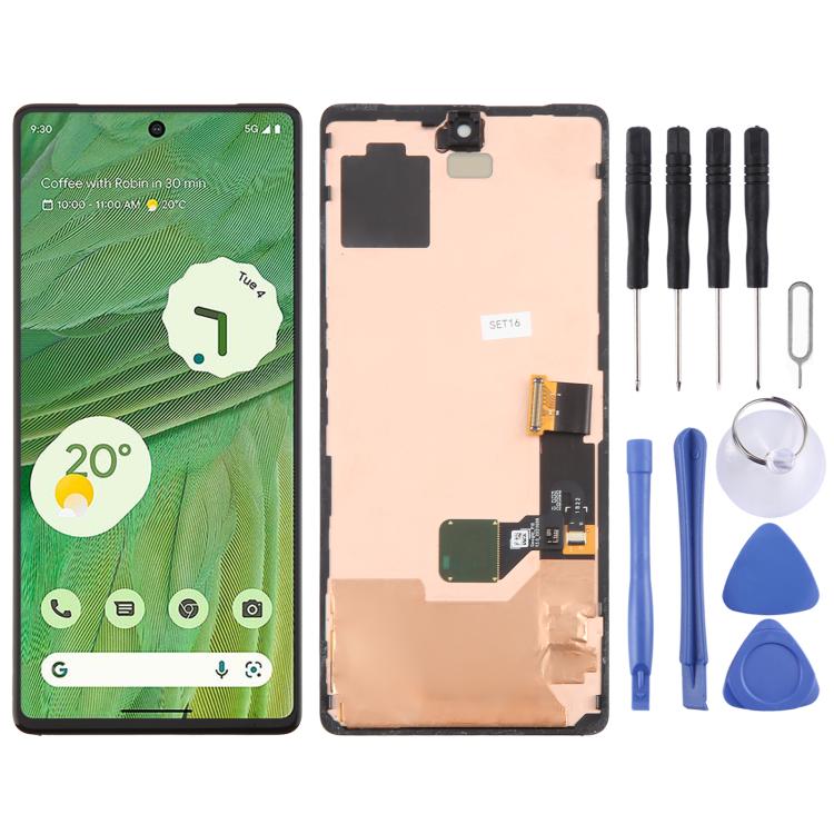 AMOLED LCD Screen for Google Pixel 7 GVU6C GQML3 Digitizer Full Assembly with Frame, For Google Pixel 7(AMOLED)