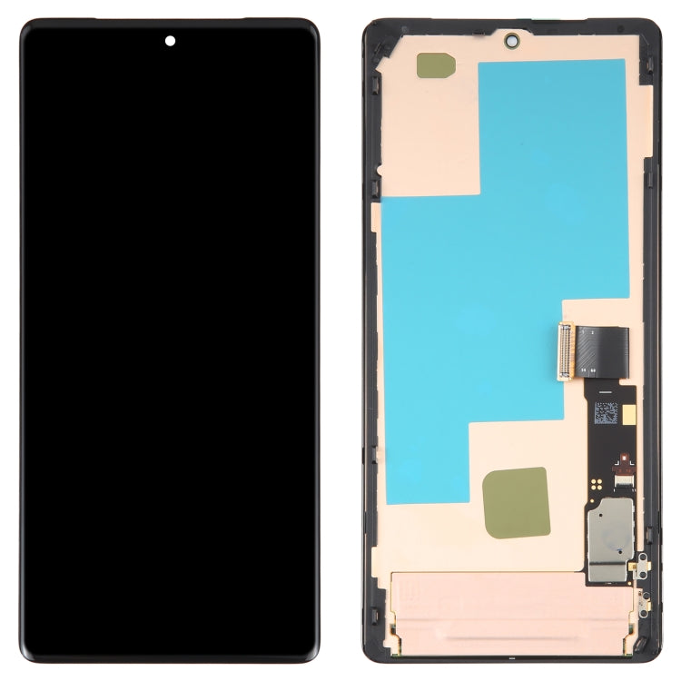 AMOLED LCD Screen for Google Pixel 7 Pro GV4BC GE2AE Digitizer Full Assembly with Frame, For Google Pixel 7 Pro(Original)