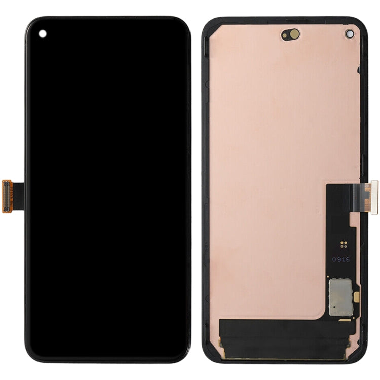 Schermo LCD OLED per Google Pixel 5 5G Digitizer assemblaggio completo con cornice, For Google Pixel 5 5G(OLED)