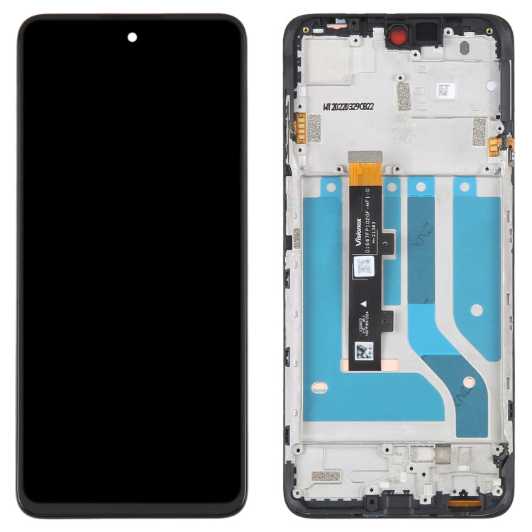 Original Motorola Edge 20 Fusion / Edge 20 Lite OLED LCD Screen Digitizer Full Assembly with Frame, For Motorola Edge 20 Fusion / Edge 20 Lite