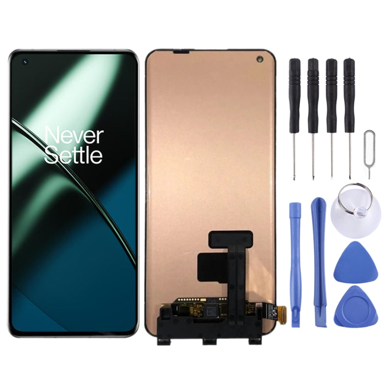 Schermo LCD AMOLED fluido per OnePlus 11 PBH110 LTPO3 con digitalizzatore assemblaggio completo, For OnePlus 11