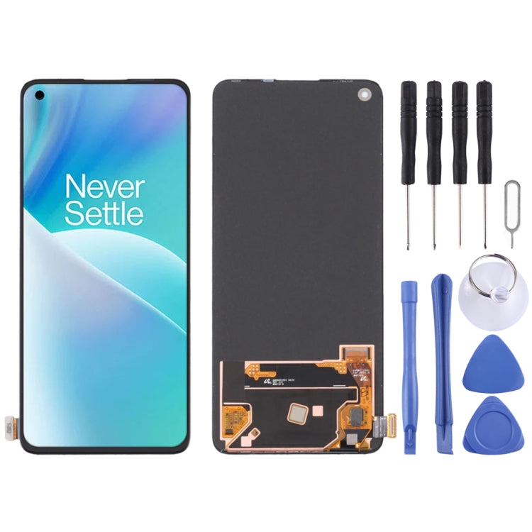 Schermo LCD AMOLED per OnePlus Nord 2T CPH2399 CPH2401 con digitalizzatore assemblaggio completo, For OnePlus Nord 2T