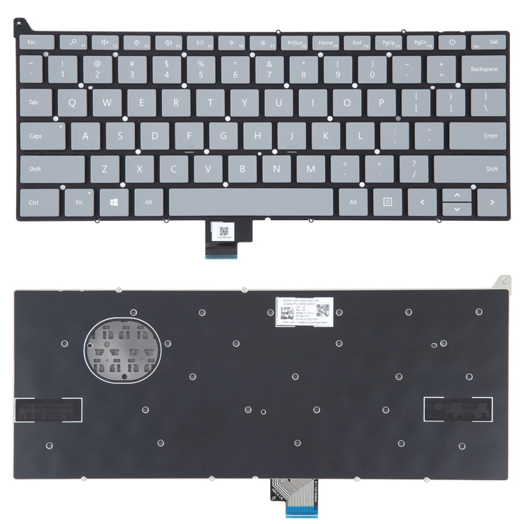 Tastiera versione USA con pulsante di accensione per Microsoft Surface Laptop Go 1934, For Microsoft Surface Laptop Go 1934