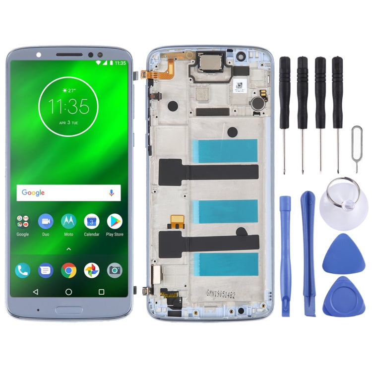 Original LCD Screen For Motorola Moto G6 Plus Digitizer Full Assembly With Frame, For Motorola Moto G6 Plus