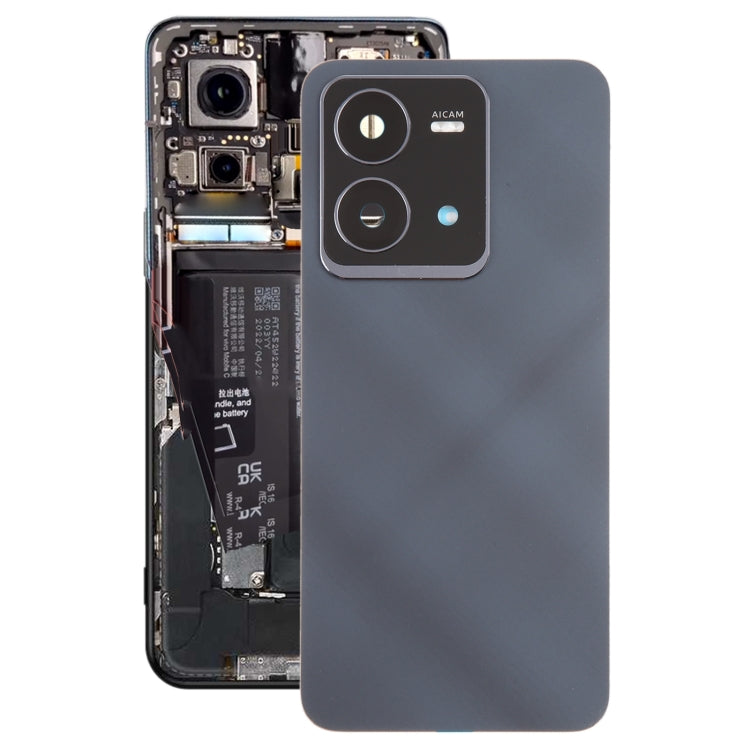 For vivo V25 Original Battery Back Cover With Camera Lens Cover, For vivo V25