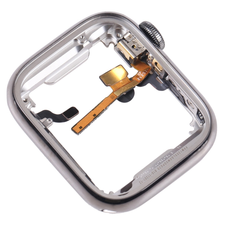 Per Apple Watch Series 7 Piastra con cornice centrale da 41 mm con altoparlante/alimentazione/cavo flessibile con albero rotante, Series 7 41mm