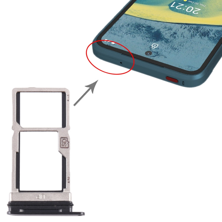 Per Nokia XR20 Vassoio per scheda SIM originale + Vassoio per scheda SIM / Micro SD, For Nokia XR20