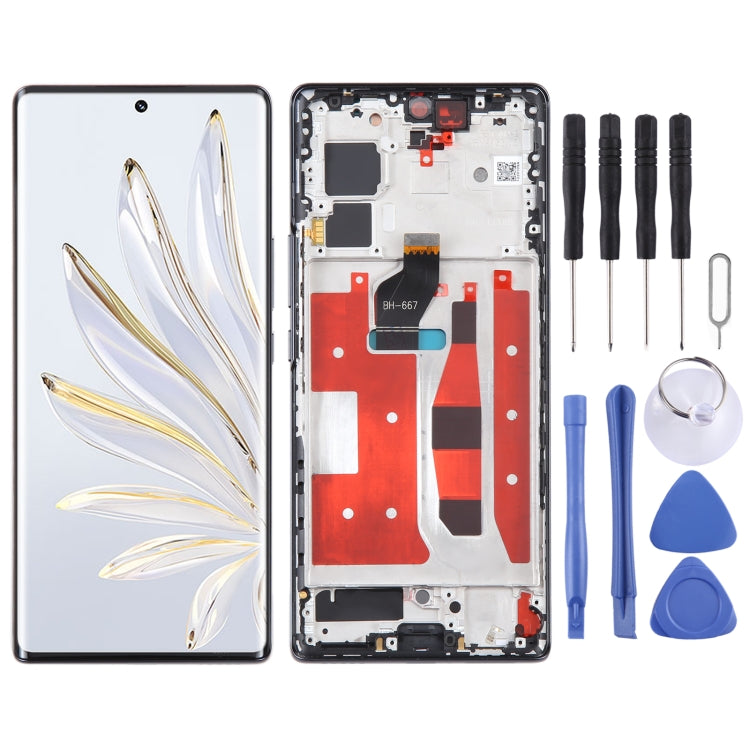 Schermo LCD originale con cornice per Honor 70