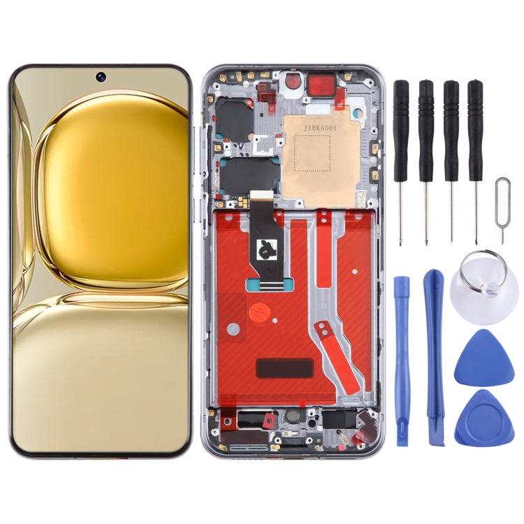 Schermo LCD originale per Huawei P50 Digitizer Assemblaggio completo con cornice, For Huawei P50 (Original)