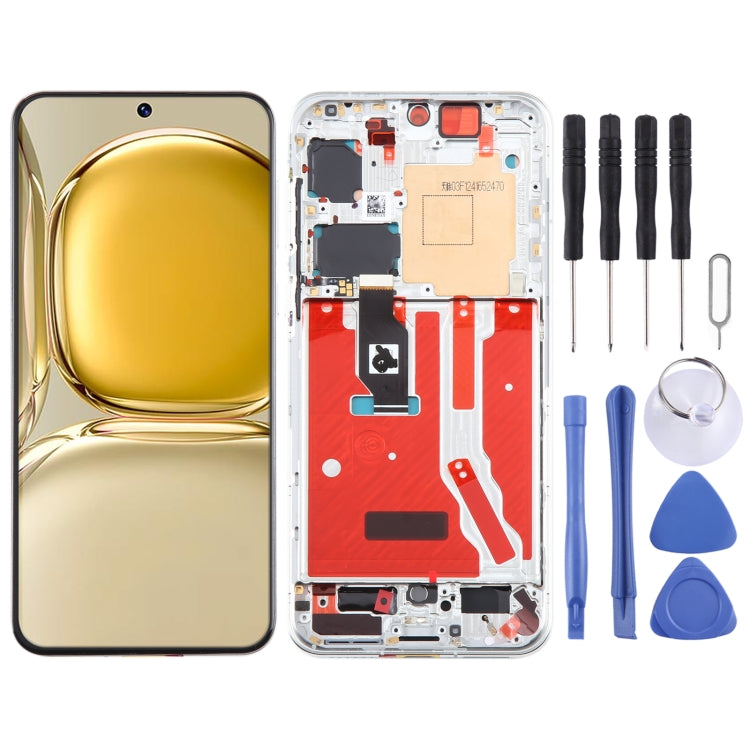 Schermo LCD originale per Huawei P50 Digitizer Assemblaggio completo con cornice, For Huawei P50 (Original)