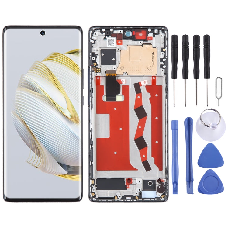 Original LCD Screen for Huawei nova 10 Digitizer Full Assembly with Frame, For Huawei nova 10 (Original)