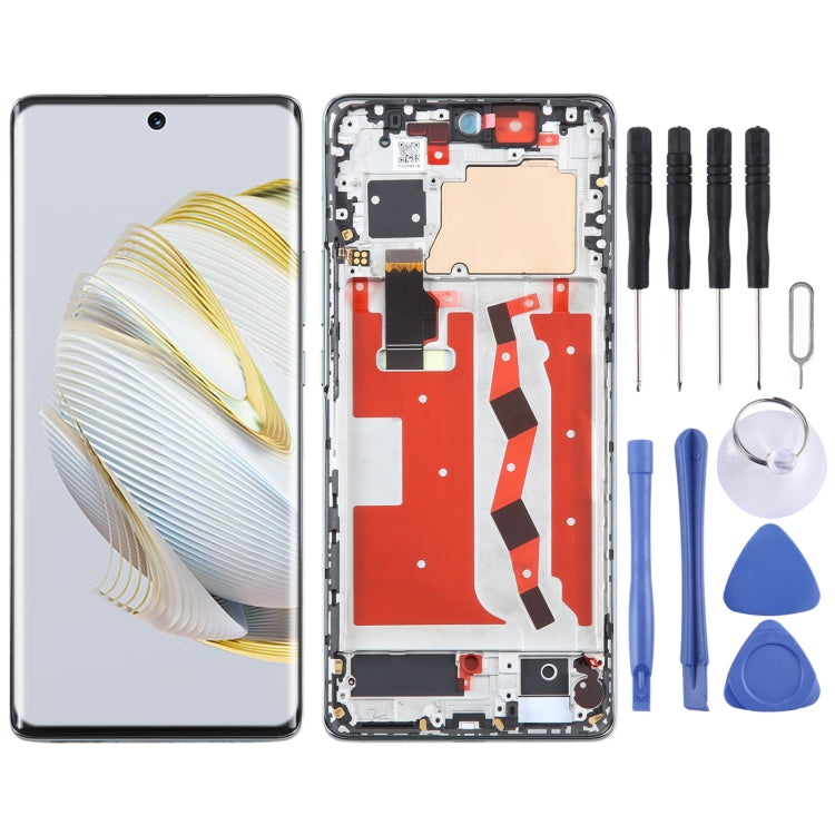 Schermo LCD originale per Huawei nova 10 Digitizer Assemblaggio completo con cornice, For Huawei nova 10 (Original)