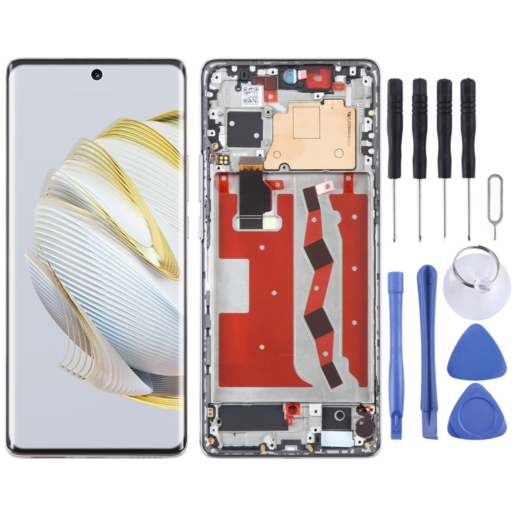 Schermo LCD originale per Huawei nova 10 Digitizer Assemblaggio completo con cornice, For Huawei nova 10 (Original)