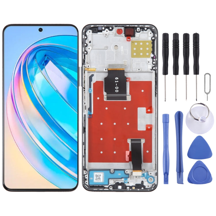 Schermo LCD originale con cornice per Honor X8a
