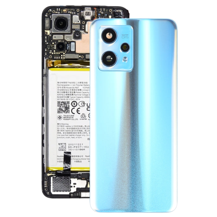 Per Realme 9 Pro + Cover posteriore batteria originale con copriobiettivo fotocamera, For Realme 9 Pro+ (Original with Lens Cover), For Realme 9 Pro+ (Original)