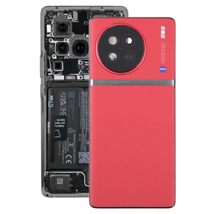 For vivo X90 Original Battery Back Cover with Camera Lens Cover, For vivo X90