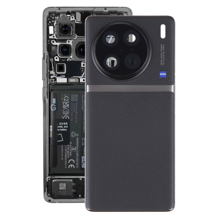 Per vivo X90 Pro Cover posteriore batteria originale con copriobiettivo fotocamera, For vivo X90 Pro (Original with Camera Lens), For vivo X90 Pro