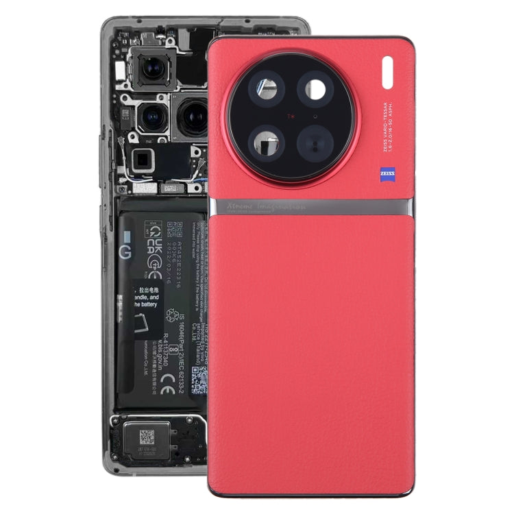 Per vivo X90 Pro Cover posteriore batteria originale con copriobiettivo fotocamera, For vivo X90 Pro (Original with Camera Lens), For vivo X90 Pro