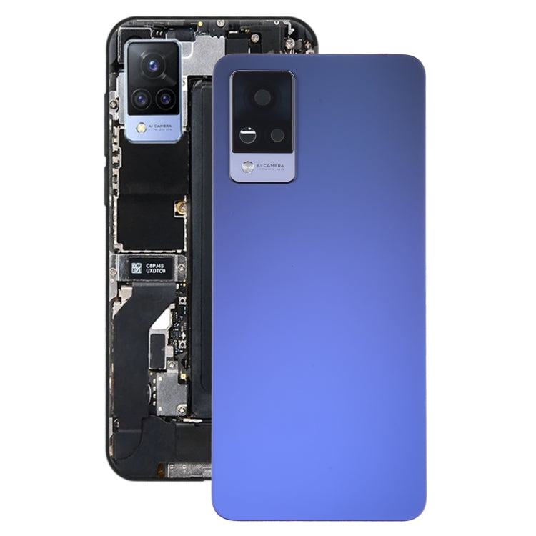 For vivo V21 Original Battery Back Cover with Camera Lens Cover, For vivo V21