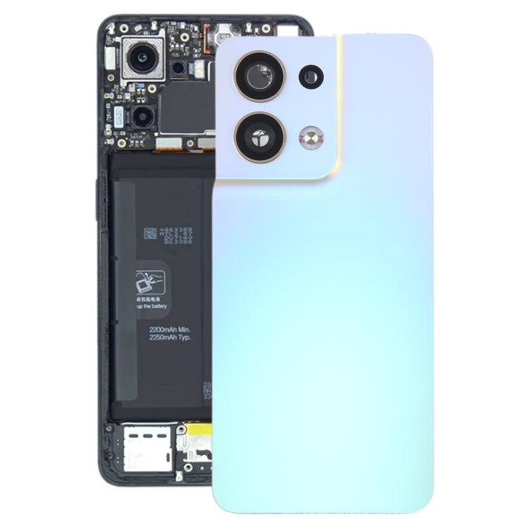 For OPPO Reno8 5G Original Battery Back Cover with Camera Lens Cover, For OPPO Reno8 5G(Original)