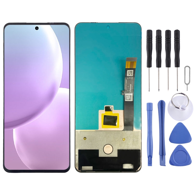 Schermo LCD materiale AMOLED per ZTE Voyage 20 Pro 9040N con assemblaggio completo di digitalizzatore, For ZTE Voyage 20 Pro