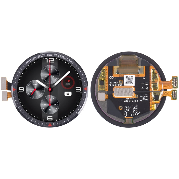 Schermo LCD originale per Huawei Watch GT 2 Porsche Design Digitizer Assemblaggio completo, For Huawei Watch GT 2 Porsche Design