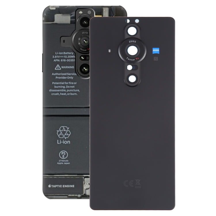 Per Sony Xperia Pro-I Cover posteriore batteria originale con copriobiettivo fotocamera, For Sony Xperia Pro-I (Original)