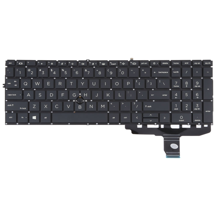 US Version Backlit Pointing Keyboard for HP ELITEBOOK 850 G7 G8 845 G7 G8 855 G7 G8 L89916-001 L89918 HPM19G1, For HP ELITEBOOK 850 G7(US Version)