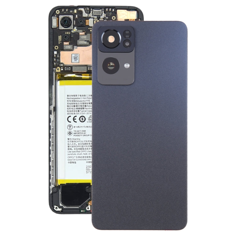 For OPPO Reno7 Pro Original Battery Back Cover with Camera Lens Cover, For OPPO Reno7 Pro