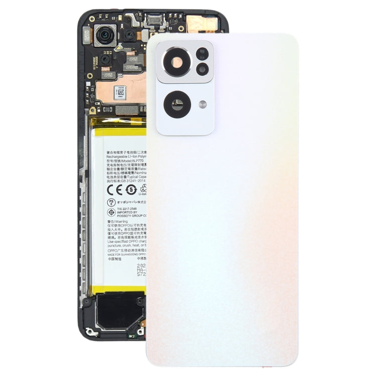 For OPPO Reno7 Pro Original Battery Back Cover with Camera Lens Cover, For OPPO Reno7 Pro