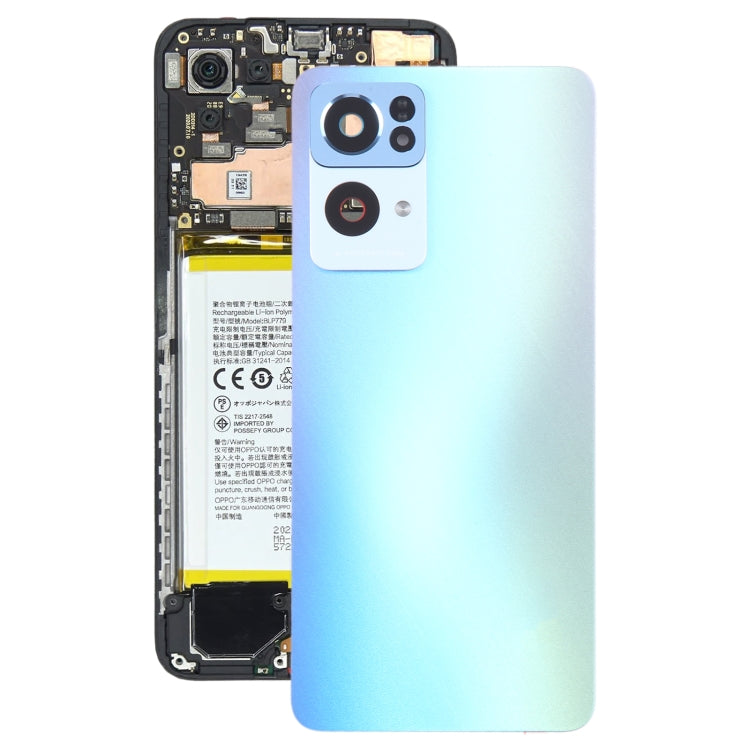 For OPPO Reno7 Pro Original Battery Back Cover with Camera Lens Cover, For OPPO Reno7 Pro