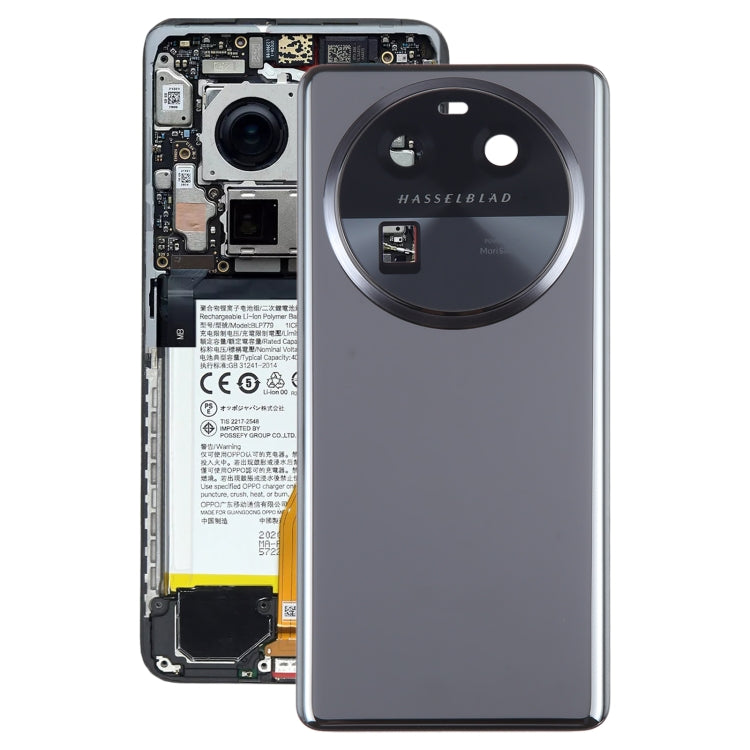 For OPPO Find X6 Original Battery Back Cover with Camera Lens Cover, For OPPO Find X6, For OPPO Find X6(Original)