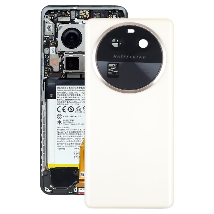 For OPPO Find X6 Original Battery Back Cover with Camera Lens Cover, For OPPO Find X6, For OPPO Find X6(Original)