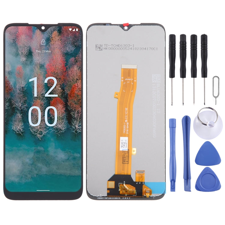 Schermo LCD OEM per Nokia C12 con assemblaggio completo di digitalizzatore, For Nokia C12