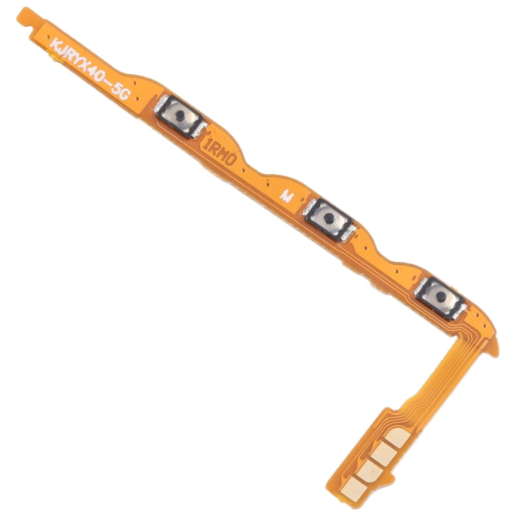 Per Honor X40 Pulsante di accensione e cavo flessibile del pulsante del volume, For Honor X40