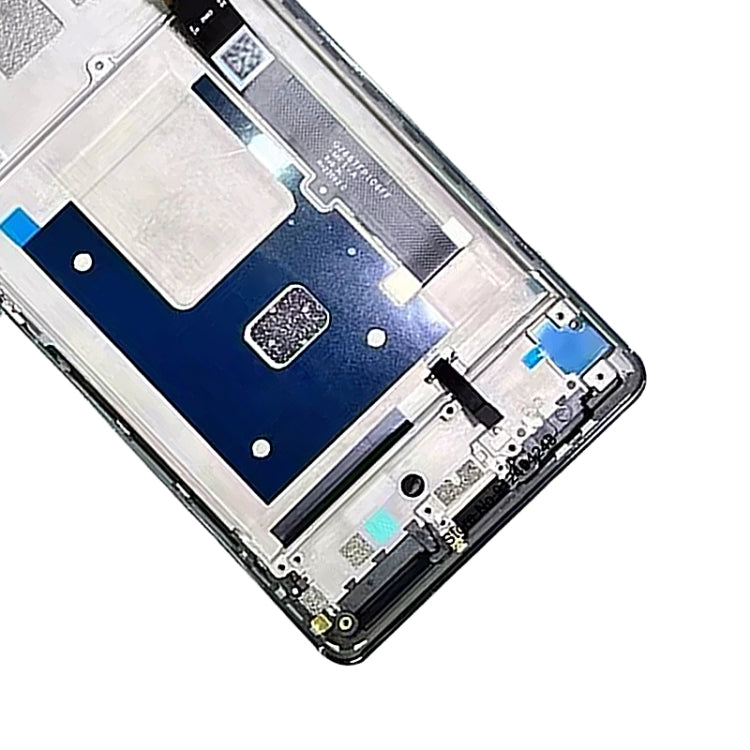 Schermo LCD AMOLED per ZTE Axon40 Pro A2023 Digitizer Assemblaggio completo con cornice, For ZTE Axon 40 Pro A2023