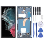 Schermo LCD OLED per Samsung Galaxy S22 Ultra 5G SM-S908B Digitizer Assemblaggio completo con cornice, For Samsung Galaxy S22 Ultra 5G(EU Edition), For Samsung Galaxy S22 Ultra 5G(6.78 inch OLED ), For Samsung Galaxy S22 Ultra 5G