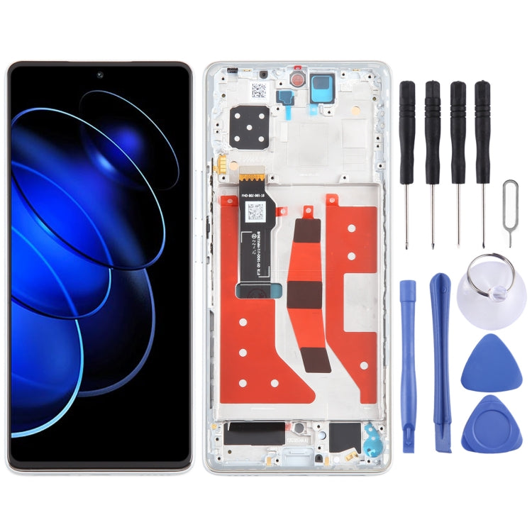 Per Honor 80 GT Schermo LCD originale digitalizzatore assemblaggio completo con cornice, For Honor 80 GT